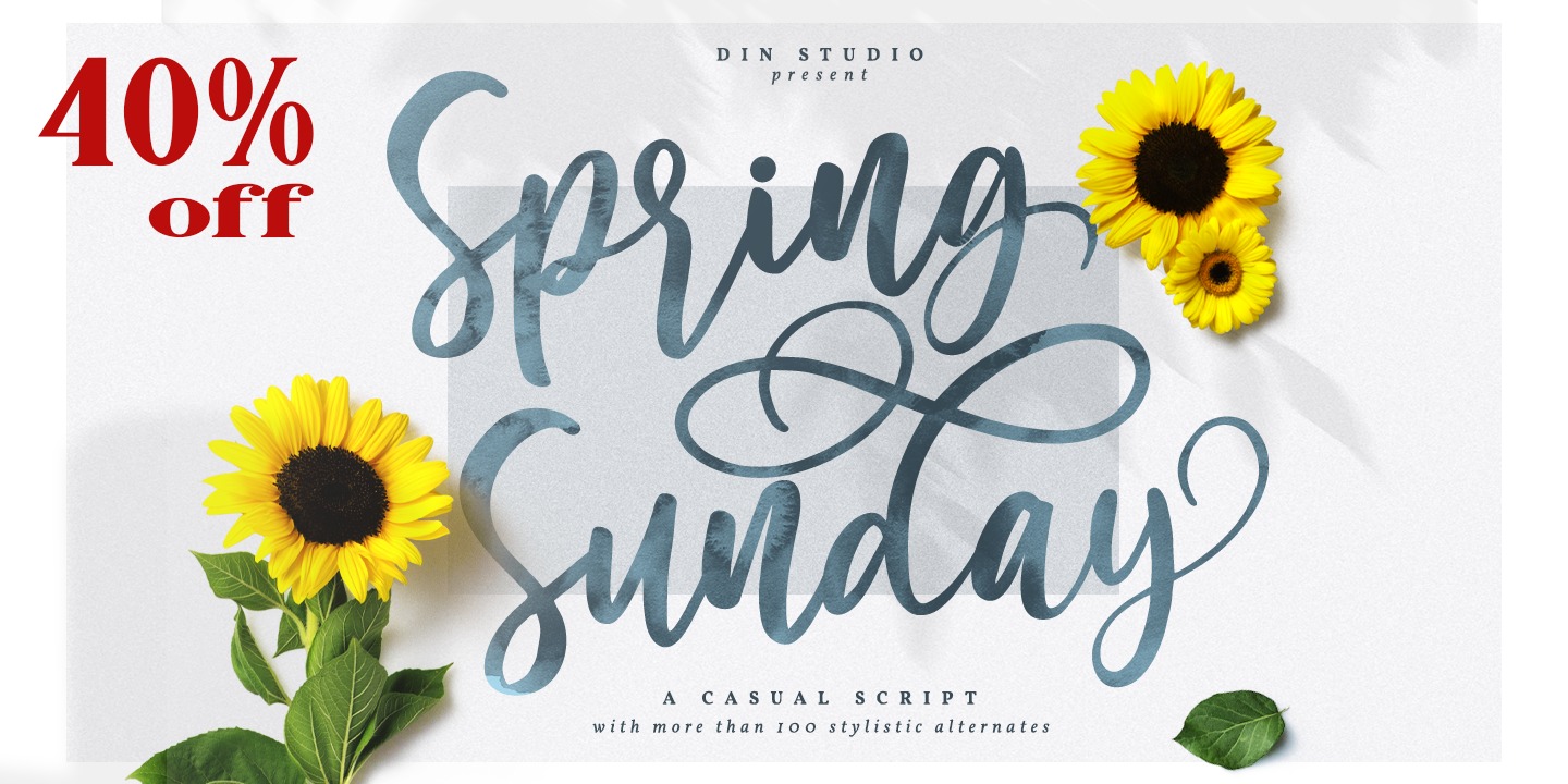 Example font Spring Sunday #11
